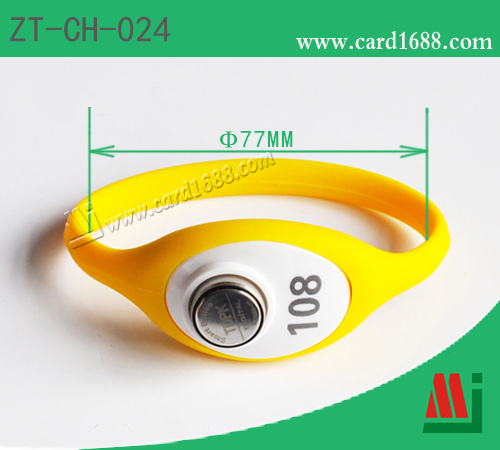 RFID TM塑胶+硅胶腕带