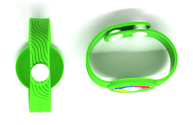 RFID PVC软胶腕带(四合扣)