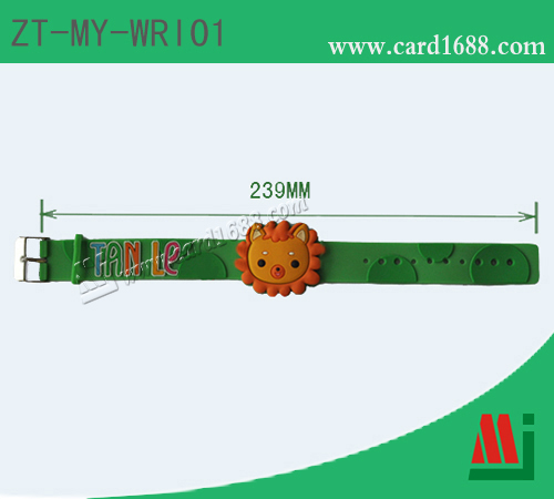 型号: ZT-MY-WRI01 (低频/高频软质PVC 手腕带) 