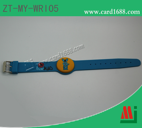 型号: ZT-MY-WRI05 (低频/高频软质PVC 手腕带) 