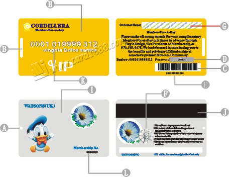 PVC卡/贵宾卡/会员卡制卡工艺图